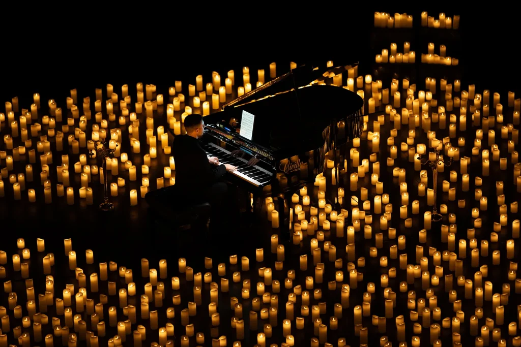 Concerto candlelight a Lecce, Daniele Chiappini al pianoforte